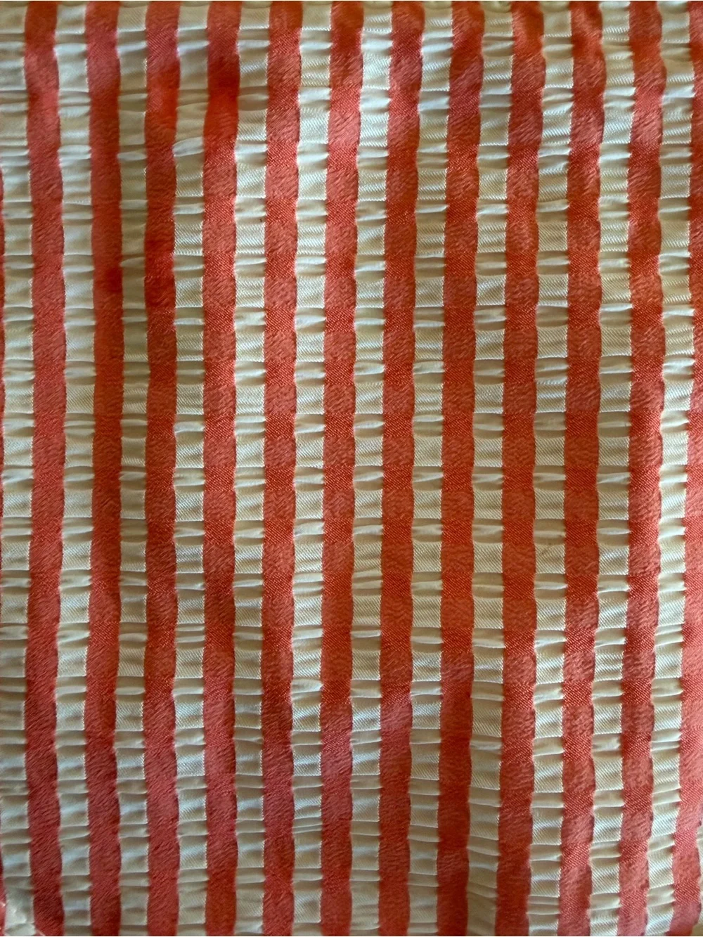 NWOT J. Crew Coral & White High-Waist Bikini Set (S top / Med bottom) - Picture 5 of 5